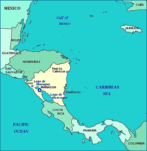 Mapa - Nicaragua