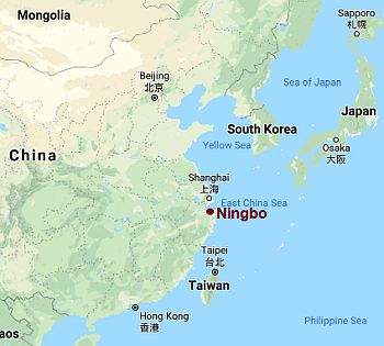 Ningbo, donde está situada