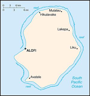 Mapa - Niue