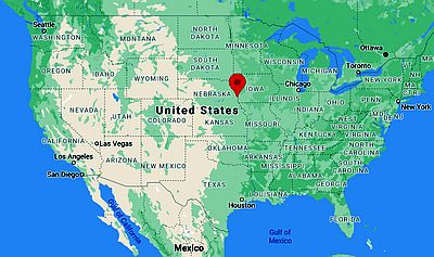 Omaha, ubicación en el mapa