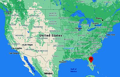 Orlando, ubicación en el mapa