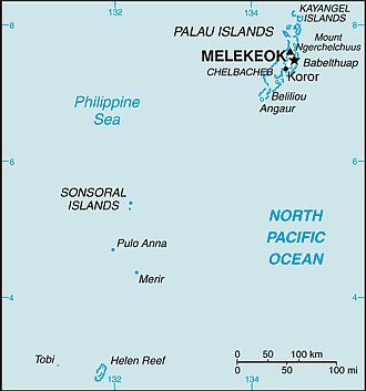 Mapa - Palaos