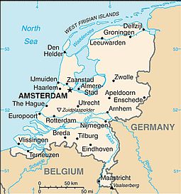 Mapa - Países Bajos