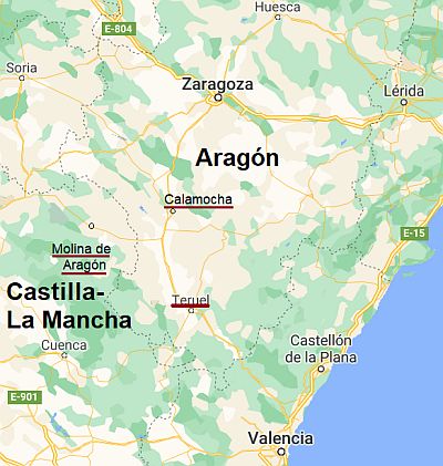 El triángulo del frío en España