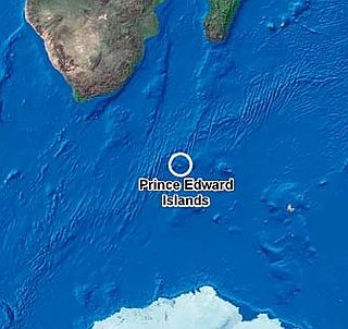 Islas del Príncipe Eduardo (Sudáfrica), ubicación en el mapa