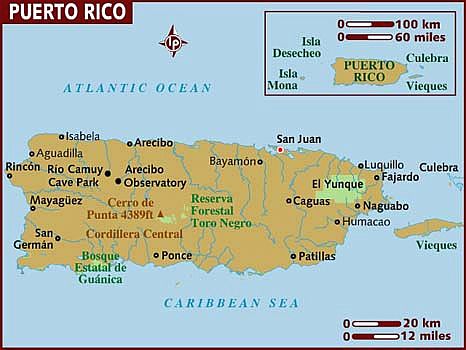 Mapa - Puerto Rico