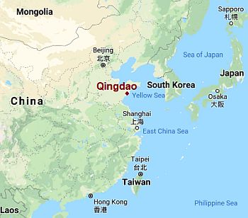 Qingdao, donde está situada