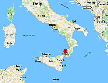 Reggio Calabria, ubicación en el mapa