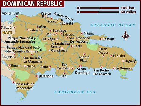 Mapa - República Dominicana