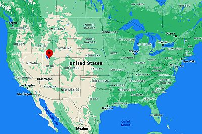 Salt Lake City, ubicación en el mapa