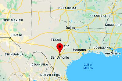 San Antonio, ubicación en el mapa