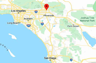 San Bernardino, ubicación en el mapa