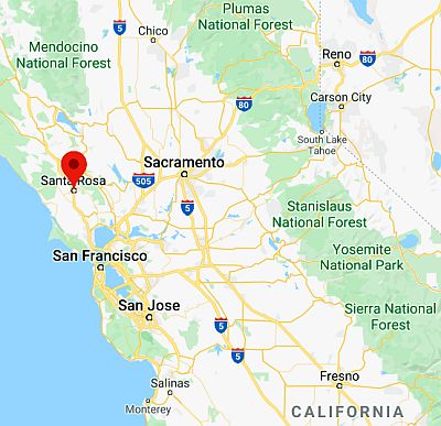 Santa Rosa, ubicación en el mapa