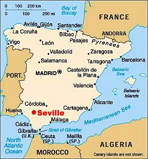 Sevilla, donde está