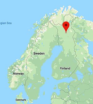 Sodankylä, ubicación en el mapa