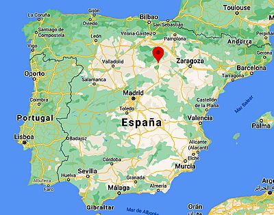 Soria, ubicación en el mapa