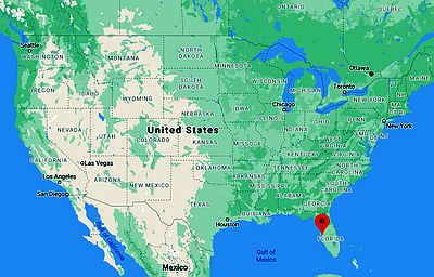 Tampa, ubicación en el mapa