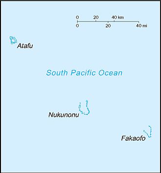 Mapa - Tokelau