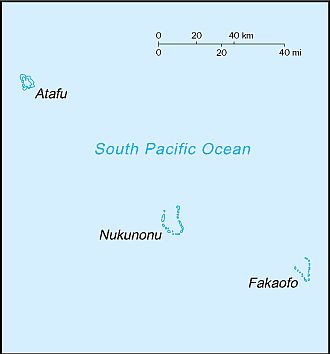 Mapa - Tokelau