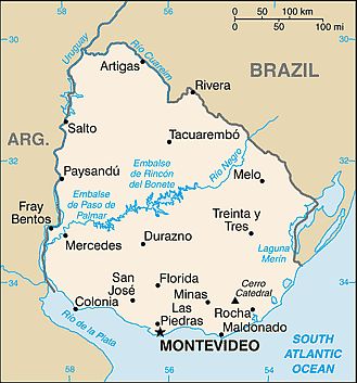 Mapa - Uruguay