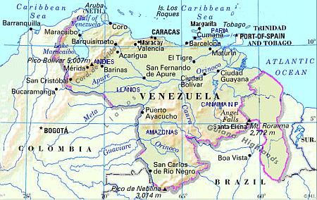 Mapa - Venezuela