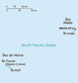 Mapa - Wallis Y Futuna