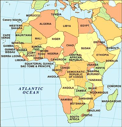 Mapa - Africa