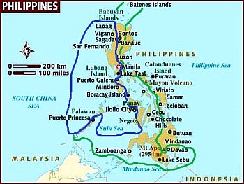 Filipinas - áreas con clima tropical