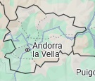 Andorra La Vieja, posición en el mapa