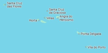 Angra Heroísmo, posición en el mapa