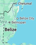 Belmopan, posición en el mapa