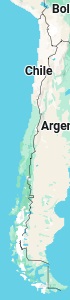 Antofagasta, posición en el mapa