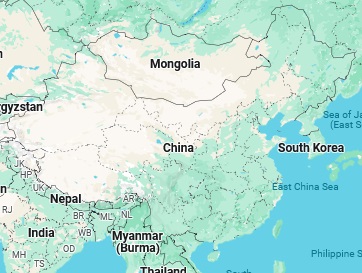 Baotou, posición en el mapa