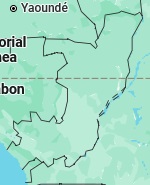 Brazzaville, posición en el mapa