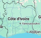 Abiyán, posición en el mapa