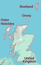 Aberdeen, posición en el mapa