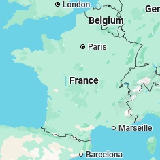Aix En Provence, posición en el mapa