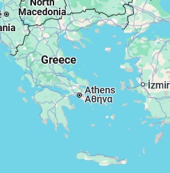 Atenas, posición en el mapa