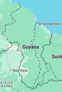 Cheddi Jagan Airport, posición en el mapa