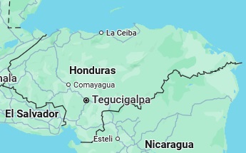 Roatán, posición en el mapa