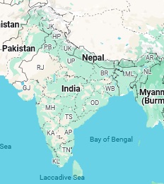 Bangalore, posición en el mapa