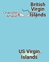 Charlotte Amalie, posición en el mapa