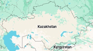 Aktau, posición en el mapa
