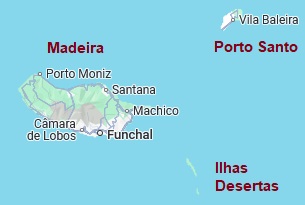 Porto Santo, posición en el mapa