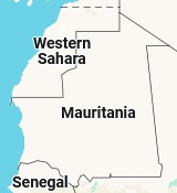 Aiún El Atrús, posición en el mapa