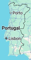 Braganza, posición en el mapa