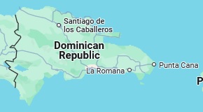 Barahona, posición en el mapa