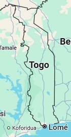 Dapaong, posición en el mapa