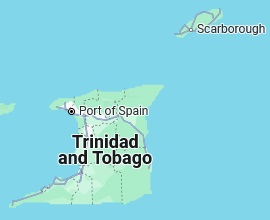 Puerto España, posición en el mapa