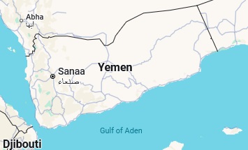 Sayun, posición en el mapa